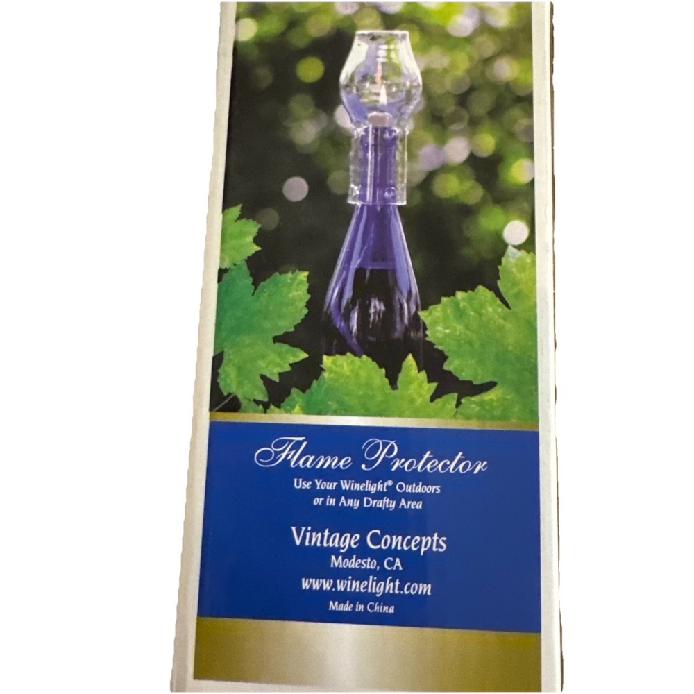 Vintage Concepts Winelight Flame Protector New‎ in Box
